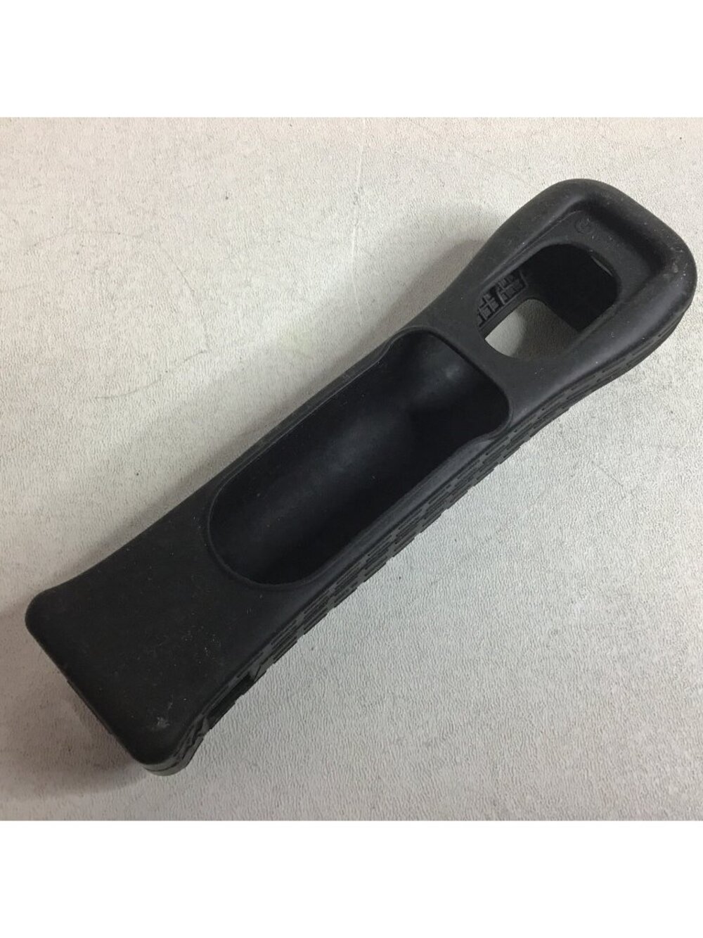 Nintendo Wii Black Silicone Cover Grip Sleeve Remote Motion Plus RVL-027 OEM